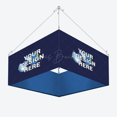 Lofaris Sky Tube Square Hanging Banners for Trade Show