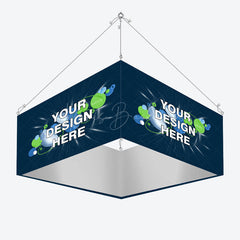 Lofaris Sky Tube Square Hanging Banners for Trade Show