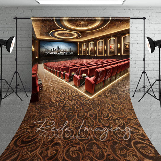 Lofaris Luxury Movie Theatre Architecture Sweep Backdrop