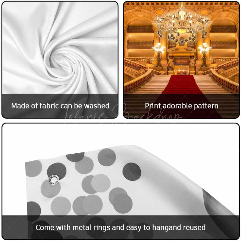 Lofaris Luxury Palace Stairs Architecture Garage Door Banner