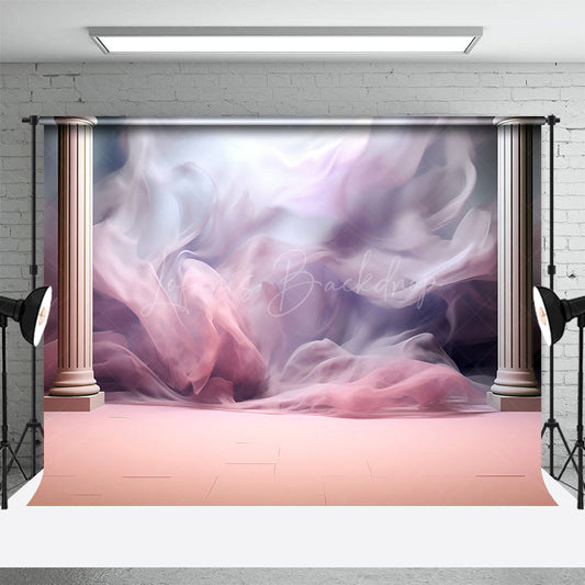 Lofaris Magical Vibe Dusty Pink Abstract Textured Backdrop