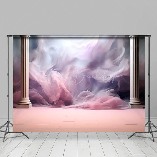 Lofaris Magical Vibe Dusty Pink Abstract Textured Backdrop