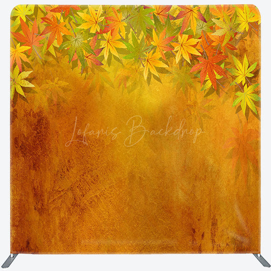 Lofaris Maple Leaves Autumn Vibe Square Tension Backdrop