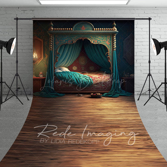 Lofaris Medieval Princess Bedroom Architecture Sweep Backdrop