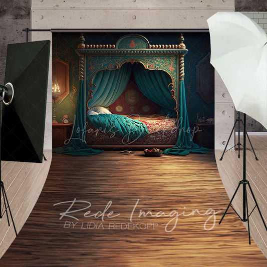 Lofaris Medieval Princess Bedroom Architecture Sweep Backdrop