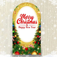 Lofaris Merry Christmas Arch Backdrop Red Snowman Holiday Decor Winter Wonderland Party Photo Booth Prop