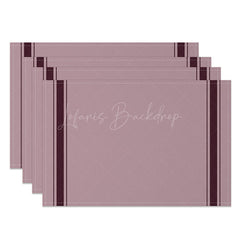 Lofaris Minimalist Solid Dark Color Placemats Set of 4 Classic Modern Design for Elegant Formal Dining Table
