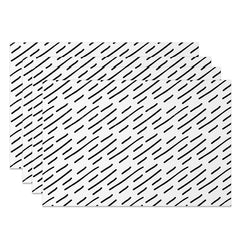 Lofaris Minimalist White and Black Lines Dining Set of 4 Placemats for Modern Geometric Scandinavian Kitchen