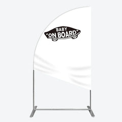 Lofaris Modern Chic White Metal Half Moon Arch Backdrop Versatile Decor for Birthday Party and Baby Shower Events