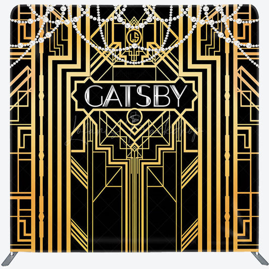 Lofaris Modern Gatsby World Dance Square Tension Backdrop