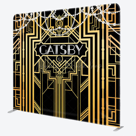 Lofaris Modern Gatsby World Dance Square Tension Backdrop