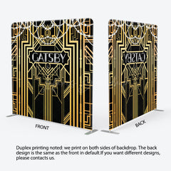 Lofaris Modern Gatsby World Dance Square Tension Backdrop
