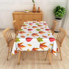 Lofaris Modern Maple Leaf Rectangle Tablecloth for Autumn Fall and Canadian Themed Holiday Decorations