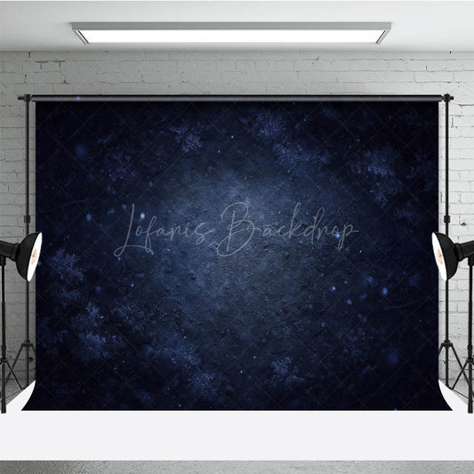 Lofaris Moody Blue Abstract Texture Photography Backdrop Fine Art Background with Vignette for Winter Portrait Studio