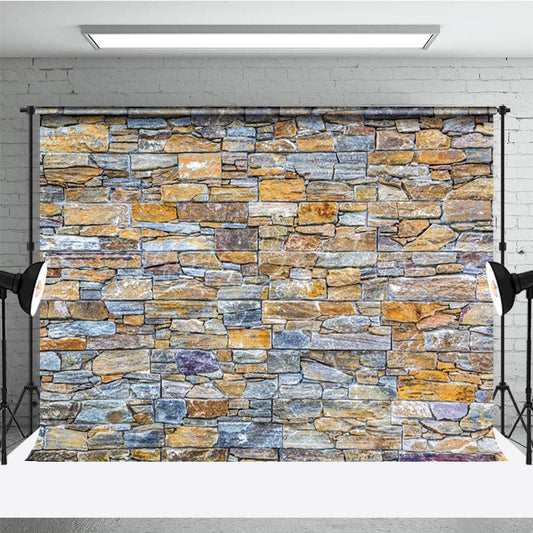 Lofaris Mottled Cool Toned Rock Wall Photography Backdrop