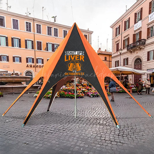 Lofaris Multifunctional Commercial Custom Single Pole Star Tent