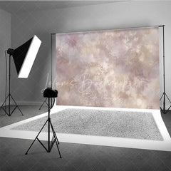 Lofaris Muted Abstract Painterly Photography Backdrop Distressed Beige Purple Brown Texture for Studio Photo Shoot