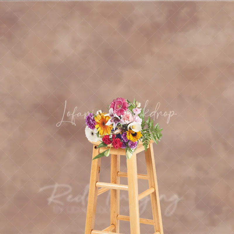 Lofaris Muted Pink and Beige Abstract Textured Photography Backdrop Fine Art Painterly Studio Background for Portraits