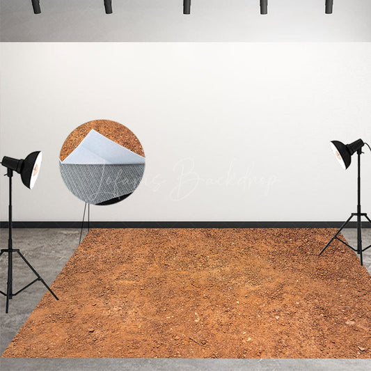 Lofaris Natural Yellow Soil Sand Gravel Fabric Floor Mat