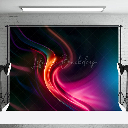 Lofaris Neon Color Simple Vibe Abstract Textured Backdrop