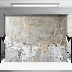 Lofaris Neutral Beige Cream Abstract Textured Photography Backdrop Distressed Wall Art Photo Studio Background