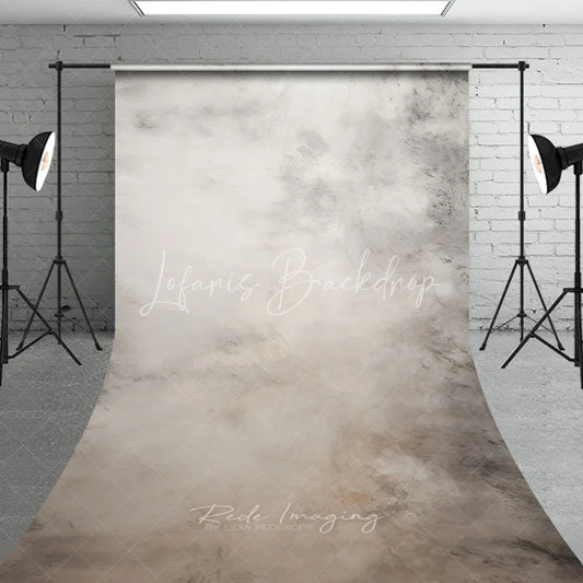 Lofaris Neutral Beige Grey Abstract Textured Sweep Backdrop Modern Minimalist Photography Background