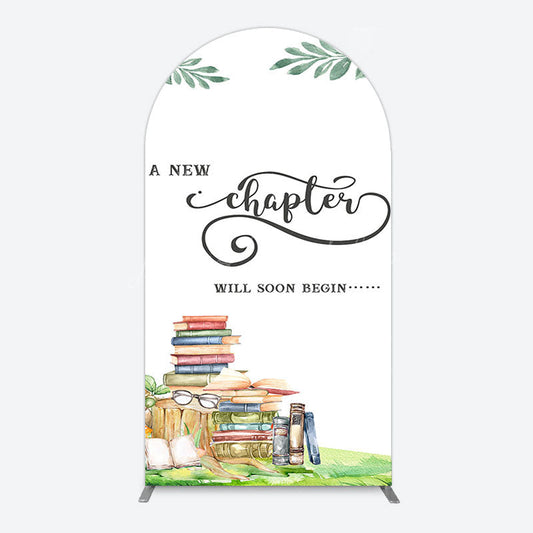 Lofaris New Chapter Books Baby Shower Sweet Arch Backdrop