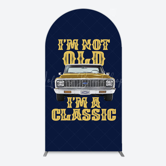 Lofaris Not Old But Classic Vintage Birthday Arch Backdrop