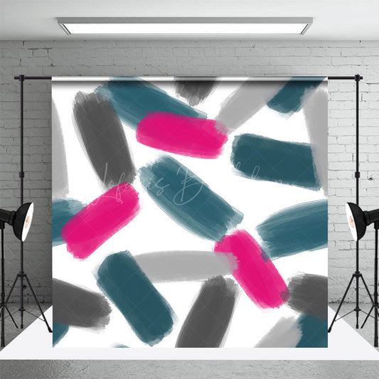 Lofaris Oil Colored Paintsgeometry Aesthetics Photo Backdrop