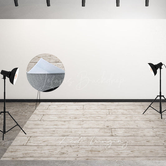 Lofaris Old Style White Wood Fabric Floor Backdrop For Photo