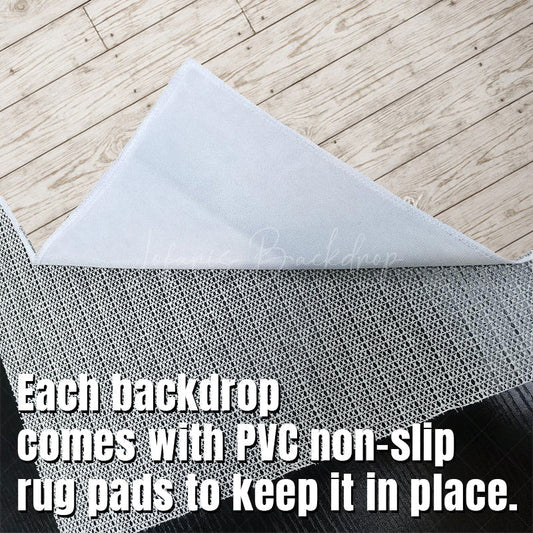 Lofaris Old Style White Wood Fabric Floor Backdrop For Photo