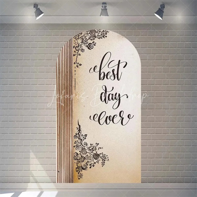 Lofaris Once Upon a Time Storybook Arch Backdrop Personalized Fairytale Princess Kingdom Party Decoration
