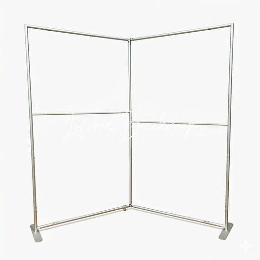 Lofaris Open Book-Shaped Frame Fairytale Story Book Stand Metal for Birthday Baby Shower Wedding Decor