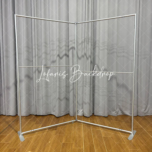 Lofaris Open Book-Shaped Frame Fairytale Story Book Stand Metal for Birthday Baby Shower Wedding Decor