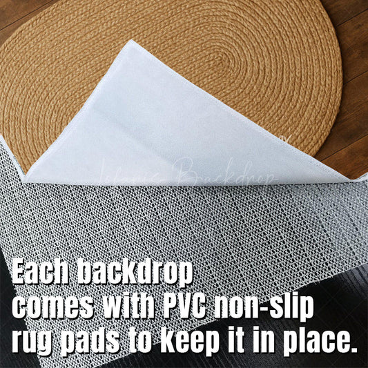 Lofaris Oval Taupe Wooden Fabric Floor Backdrop For Photo