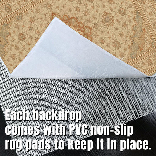 Lofaris Persia Floral Carpet Fabric Floor Backdrop For Photo