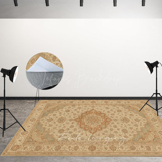 Lofaris Persia Floral Carpet Fabric Floor Backdrop For Photo