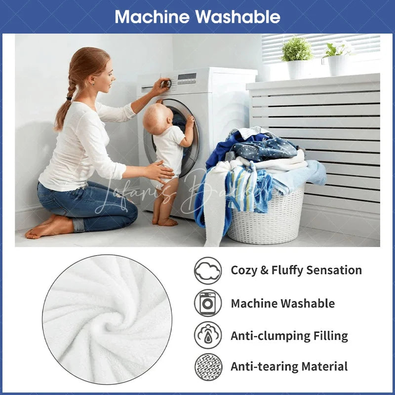 Lofaris Personalized Baby Blanket for Boy Custom Woodland Animals Deer Bear Forest Theme Nursery Decor Swaddle