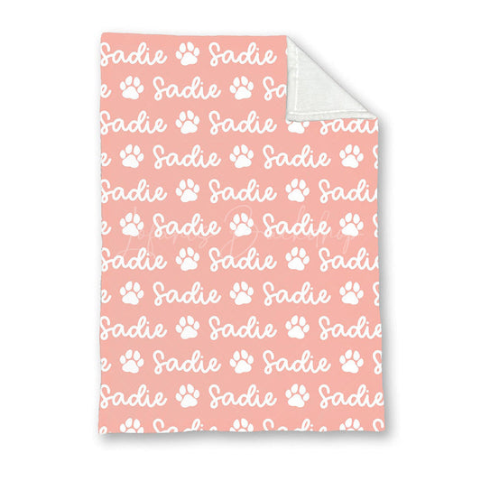 Lofaris Personalized Blanket for Dog Custom Name Color Gift Lover