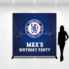 Lofaris Personalized Chelsea Football Club Birthday Backdrop Custom Name Soccer Team Party Banner