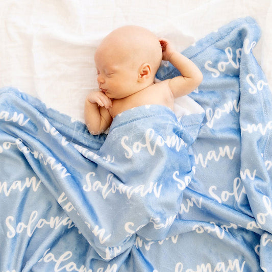 Lofaris Personalized Name Fleece Blanket Custom Gift For Kids