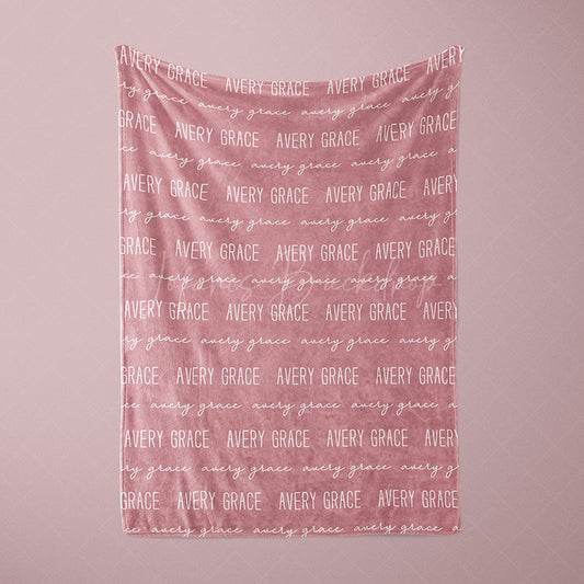 Lofaris Personalized Newborn Baby Swaddle Name Blanket