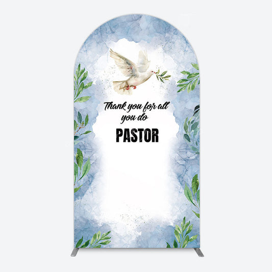 Lofaris Pigeon Thank You Pastor Appreciation Arch Backdrop