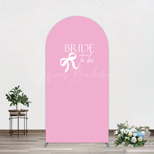 Lofaris Pink Bride To Be Bow Bridal Shower Arch Backdrop