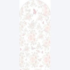 Lofaris Pink Floral Boho Arch Backdrop Delicate Flower Party Decor Rustic Photo Background for Birthday Baby Shower