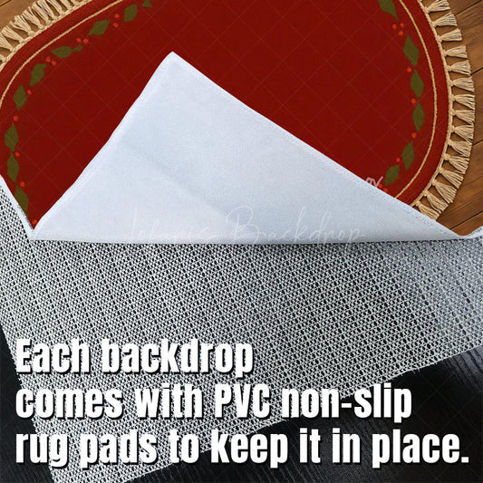 Lofaris Plant Oval Rug With Tassels Fabric Floor Backdrop