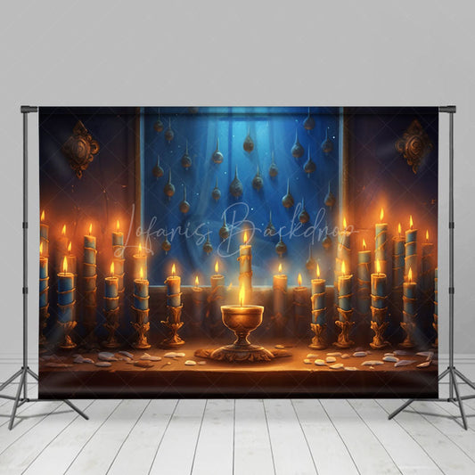 Lofaris Prayer Holy Grail With Candles Photography Backdrop