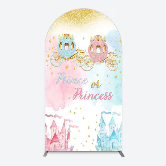 Lofaris Prince Or Princess Castle Baby Shower Arch Backdrop