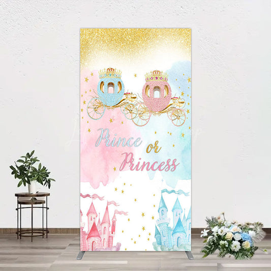 Lofaris Prince Or Princess Castle Baby Shower Rectangle Backdrop
