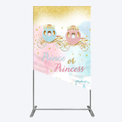Lofaris Prince Or Princess Castle Baby Shower Rectangle Backdrop